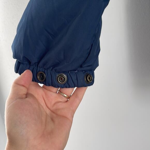 Polo Ralph Lauren duck down mock neck snap front puffer winter coat sz M - Picture 5 of 10